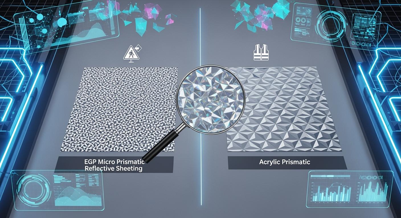 Film réfléchissant microprismatique EGP vs film prismatique acrylique : quelle est la véritable différence ?