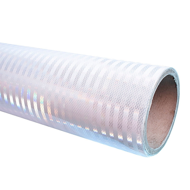 Film vinyle réfléchissant auto-adhésif en matériau acrylique microprismatique HIP pour panneaux de signalisation permanents