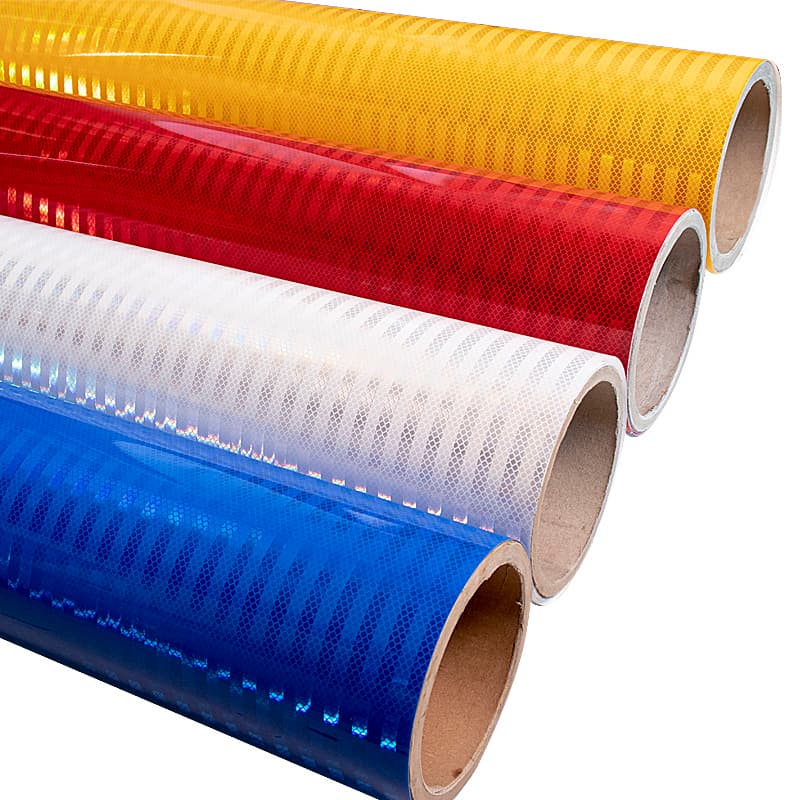 Film réfléchissant prismatique EGP en vinyle PMMA, surface garantie 7 ans, impression UV, type II