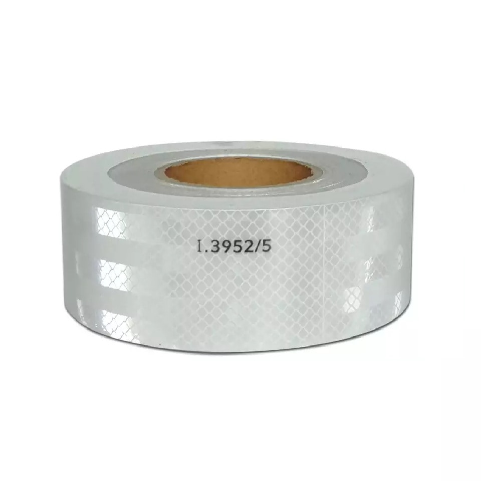 White Reflective Warning Tape